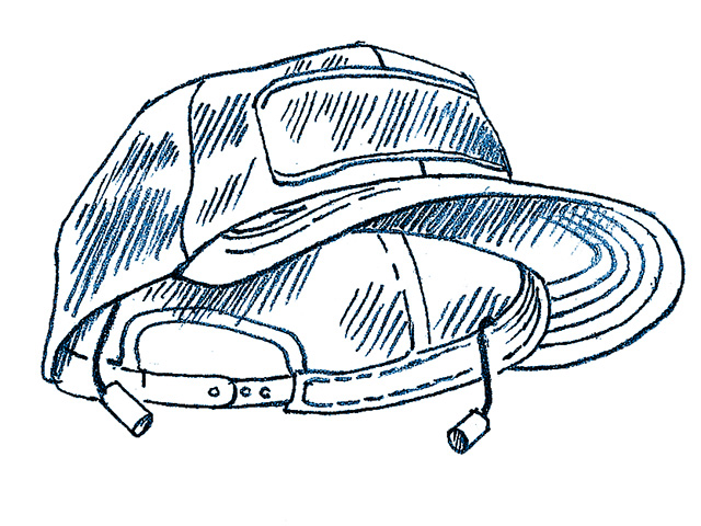 Earplug Hat, Image by Ralph A. Mark, Jr.